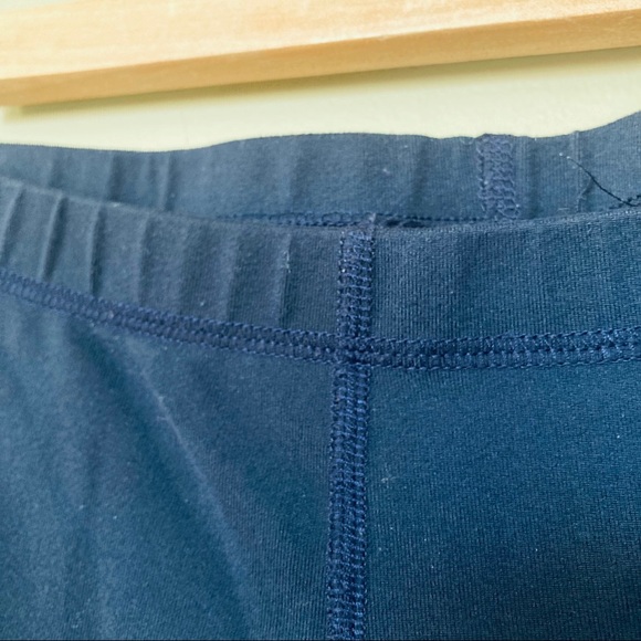 ONE TOOTH Navy Blue Cropped Leggings - Picture 3 of 4